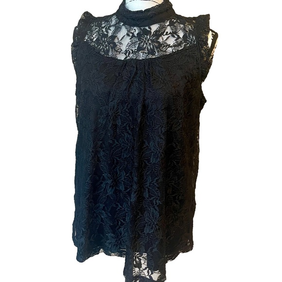 Shannon Ford New York Tops - Shannon Ford New York Black Lace Sleeveless Blouse – Size L